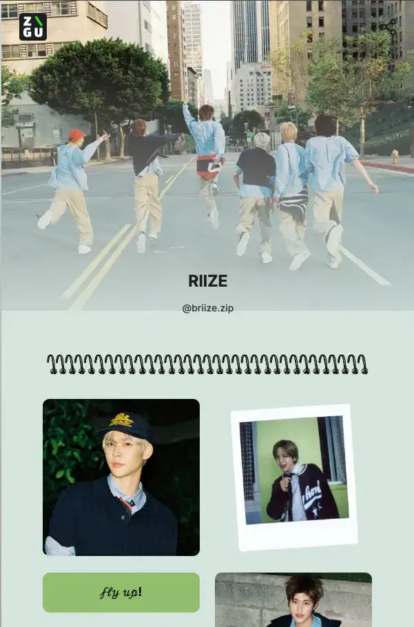 RIIZE's ZIGU profile