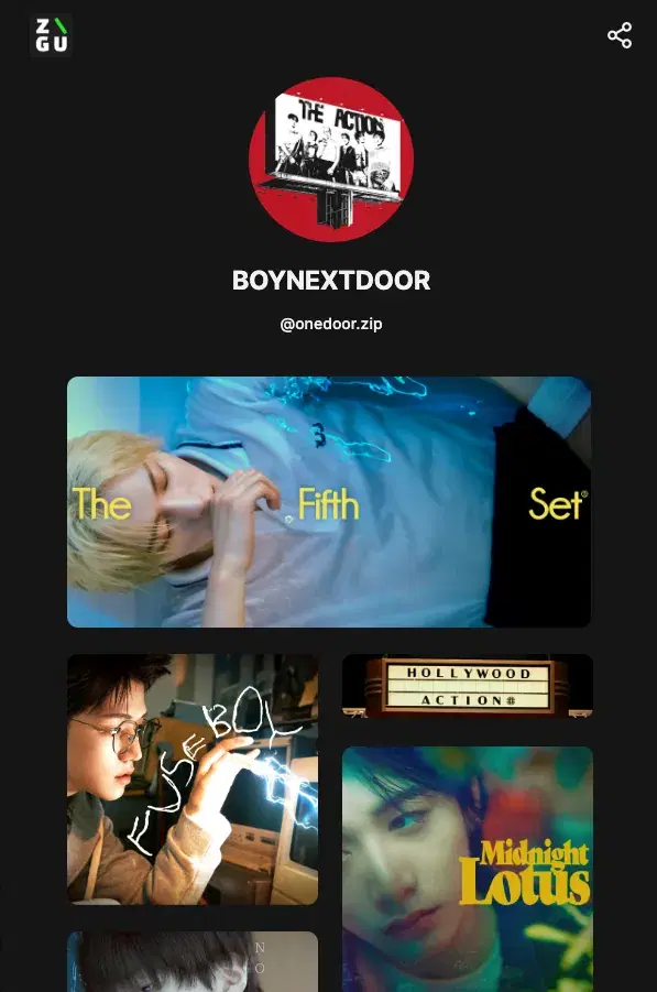 BOYNEXTDOOR's ZIGU profile