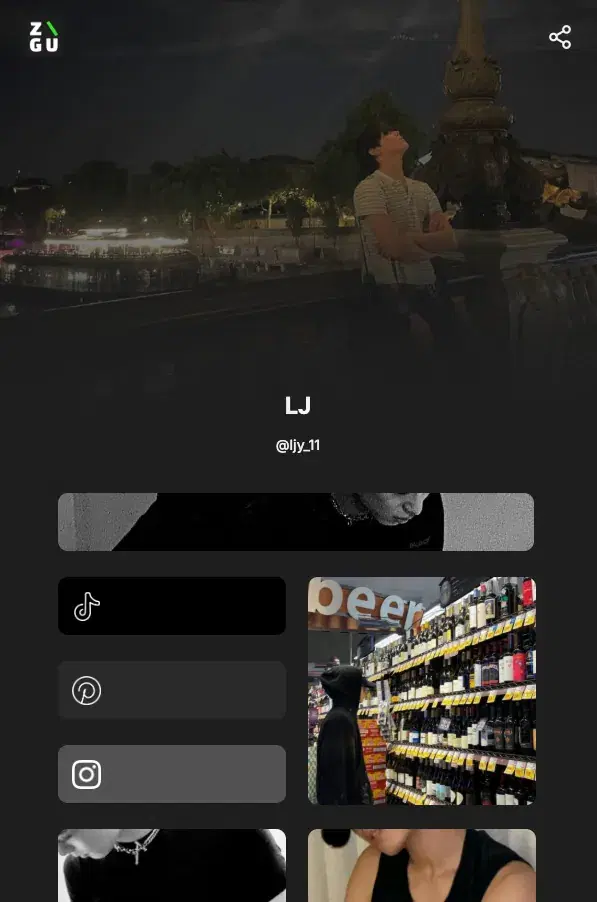 LJ's ZIGU profile