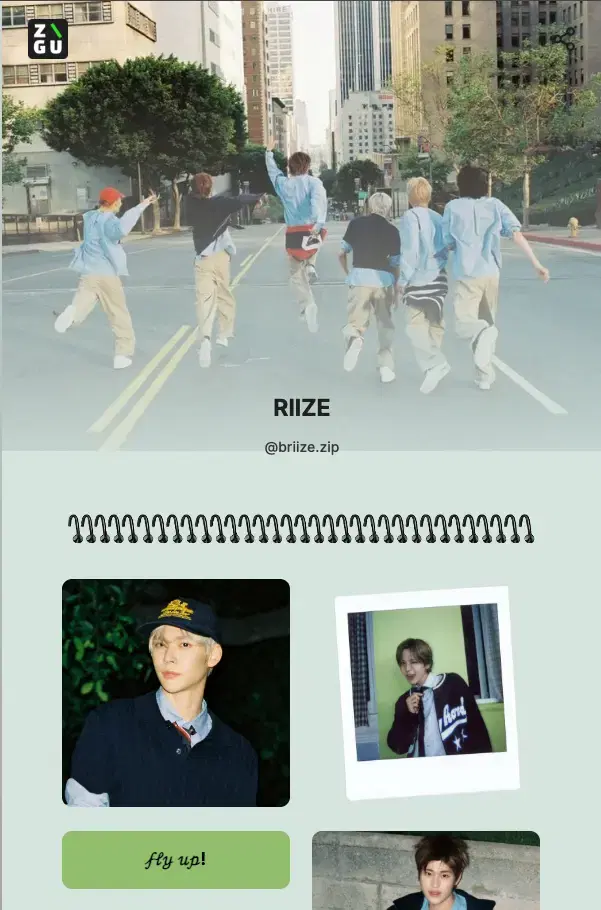 RIIZE's ZIGU profile